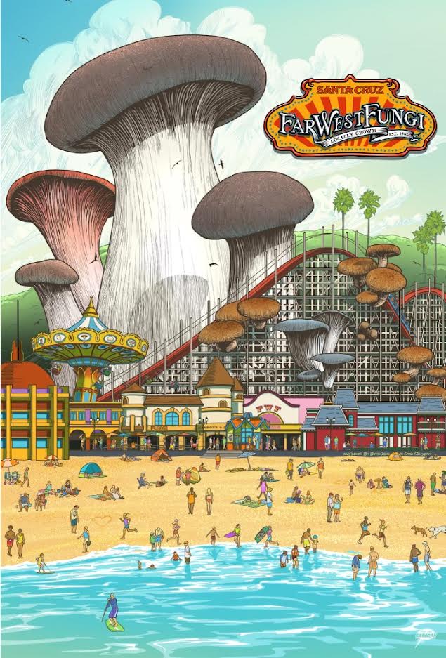 Santa Cruz Boardwalk Poster