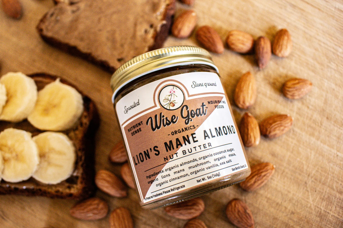 Lion's Mane Almond Nut Butter
