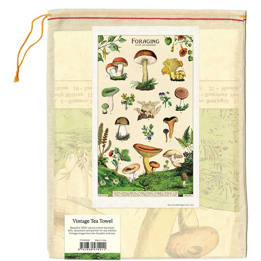 Foraging Tea Towel