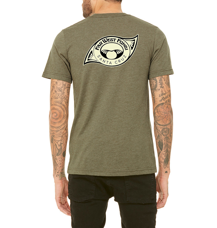 Santa Cruz Tshirt- Olive – Far West Fungi