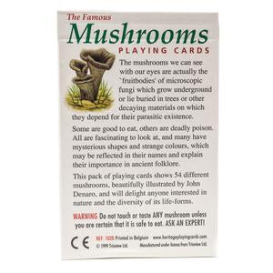 The Famous Mushrooms Playing Cards