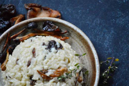 Dried Mushroom Risotto