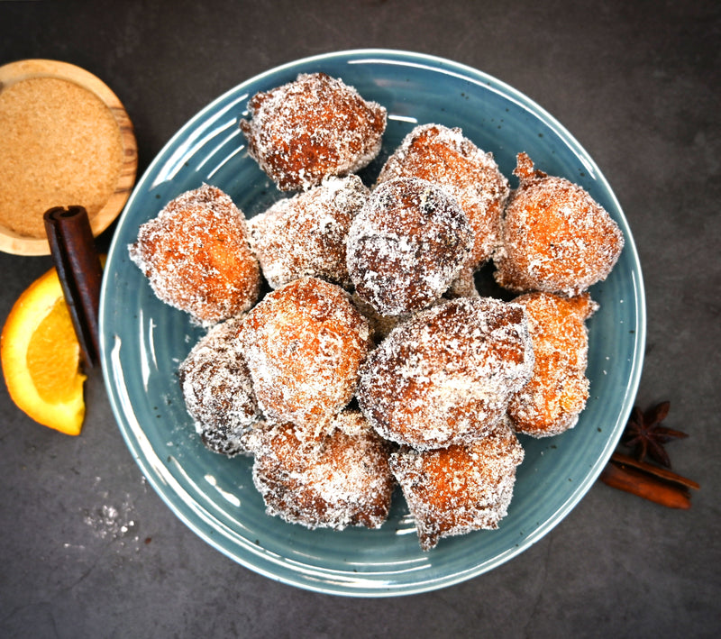 Kuri Squash and Chanterelle Fritters