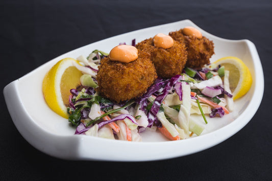 Lion's Mane Crab Cakes