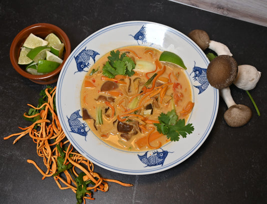 Vegan Tom Yum Soup with Cordyceps