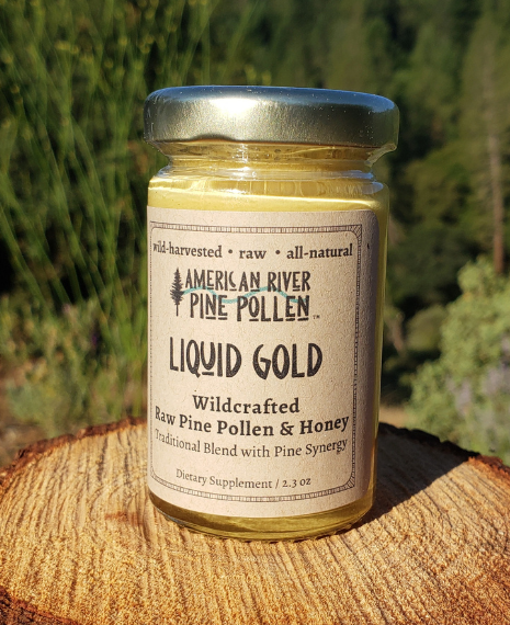 Liquid Gold - Wildcrafted Raw Pine Pollen and Honey - Traditional Blen –  AmericanRiverPinePollen