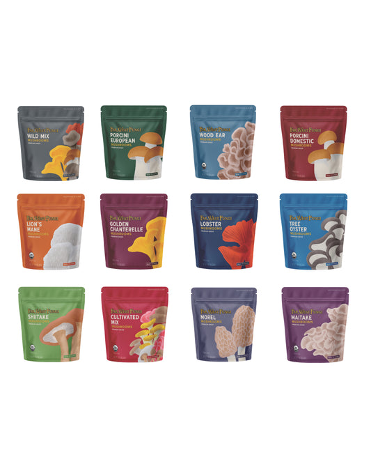 Dried Mushroom Bundle - 12pk