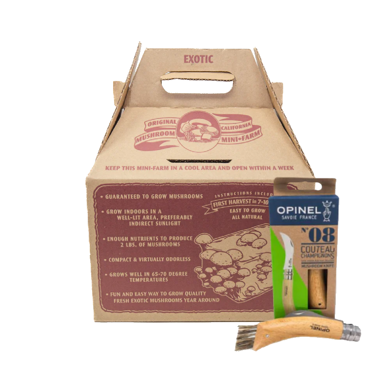 
                  
                    Mushroom Mini-Farm Grow Kit & Forager Knife Bundle
                  
                