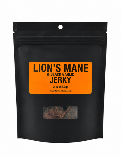Lion's Mane & Black Garlic Jerky
