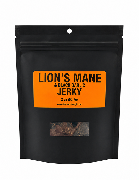 Lion's Mane & Black Garlic Jerky