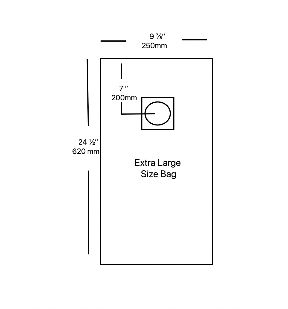 Mushroom Grow Bags - Extra Large PE, MP-35R