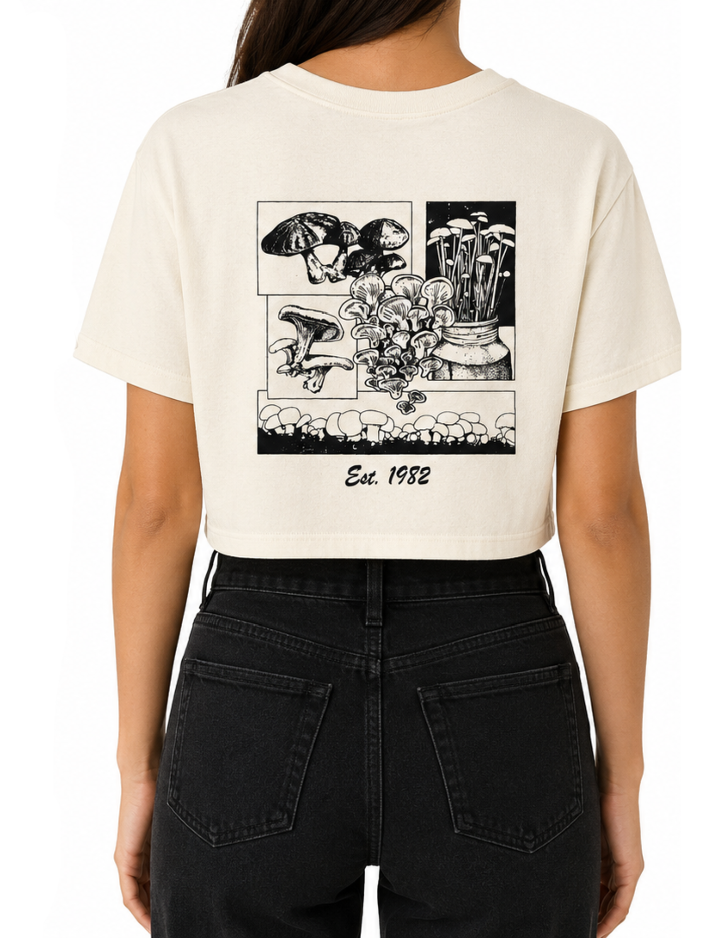 40th Anniversary Crop Top T-Shirt