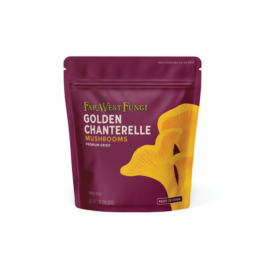 Dried Wild Golden Chanterelle