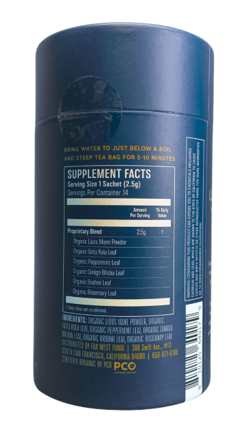 Lion's Mane Tea Canister