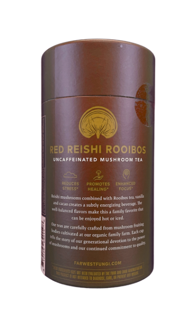 Red Reishi Rooibos Tea Canister