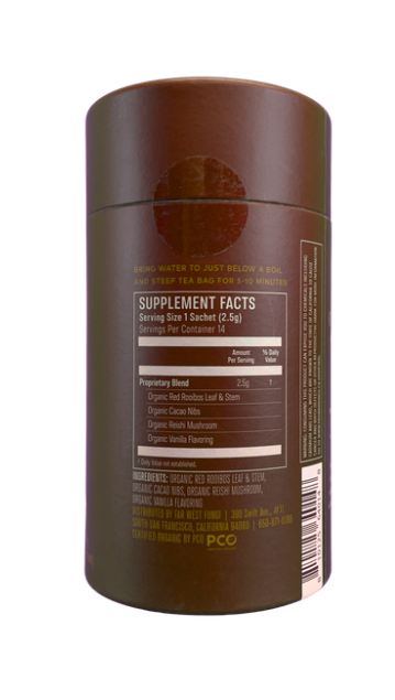 Red Reishi Rooibos Tea Canister