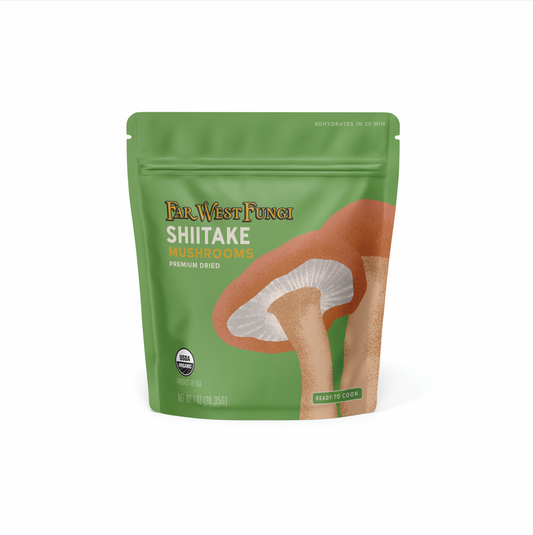 Dried CCOF Organic Shiitake