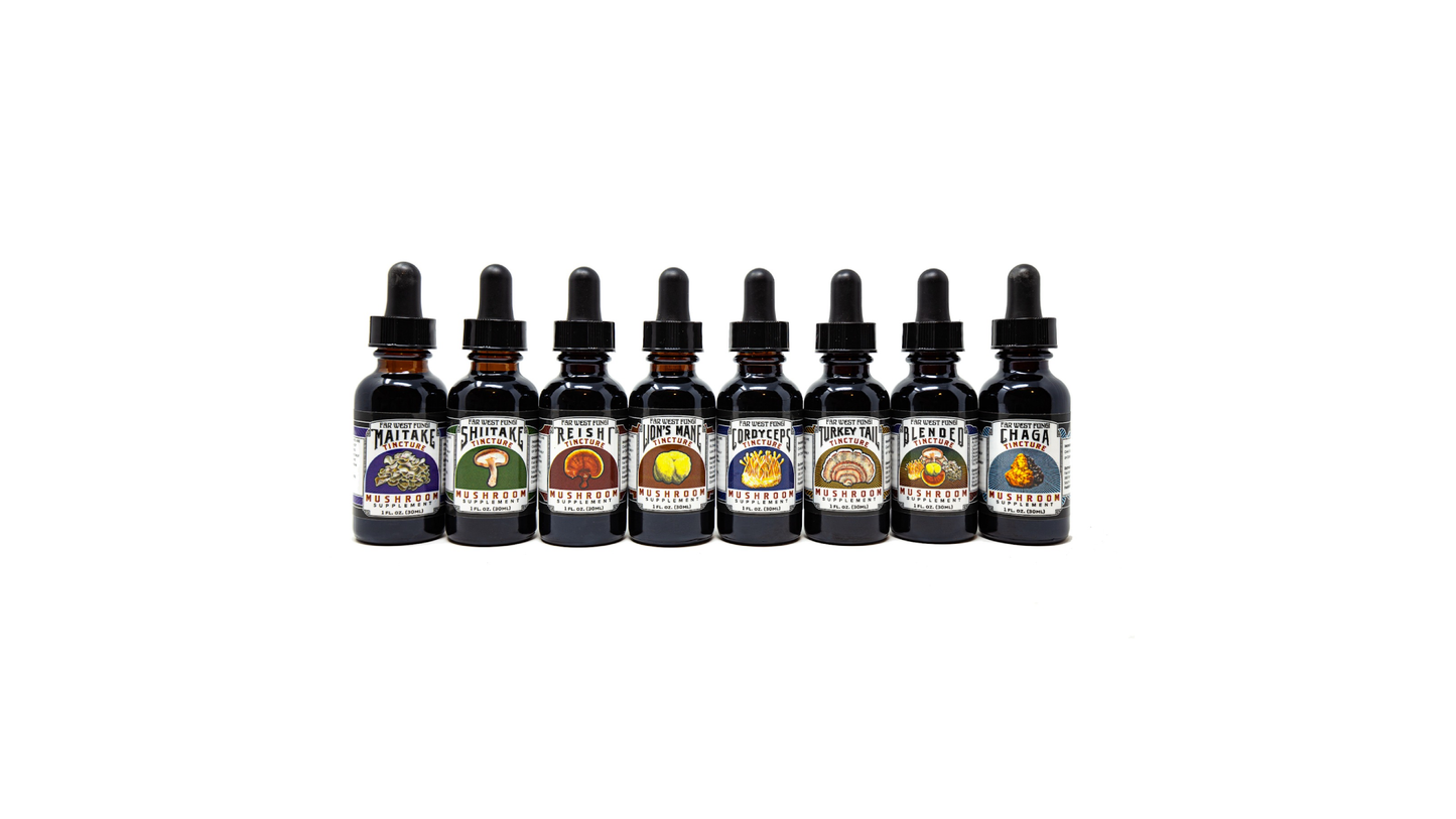 Fruiting Body Tincture Assortment  (1oz - 8 pack)