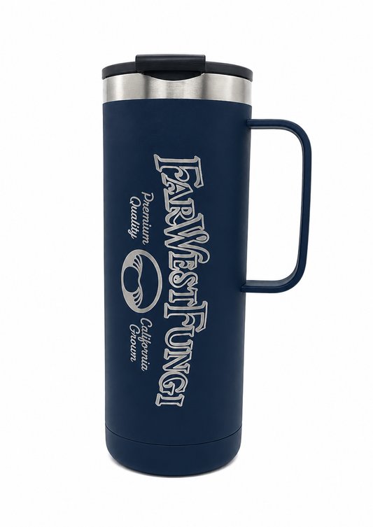 Travel Mug w/ Far West Fungi Logo
