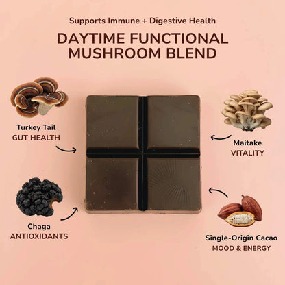 Daytime Turkey Tail, Maitake & Chaga Chocolate