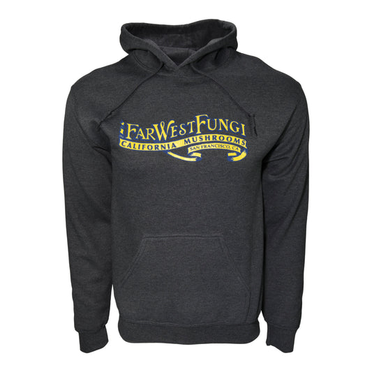Grey Far West Fungi Banner Hoodie