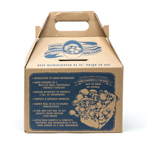 Shiitake Mushroom Mini-Farm Grow Kit