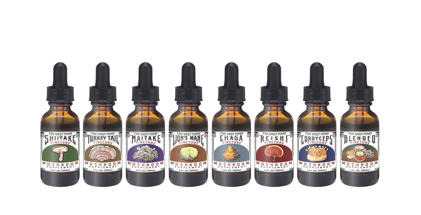 Fruiting Body Tincture Assortment  (8 pack)