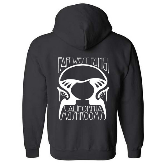 California Mushrooms Zipper Hoodie